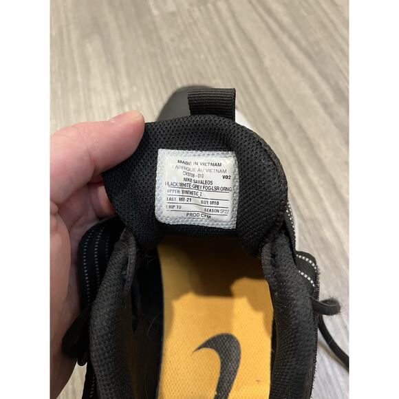 Nike Savaleos Black White CV5708-010 Size 10 WeightLifting Shoes Gym Training - Picture 12 of 12